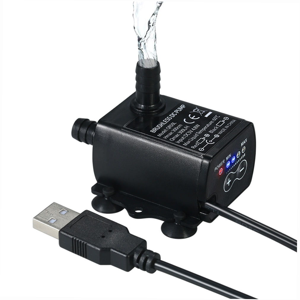 Water Pump Submersible Mini - فائقة الهدوء USB صغير DC5V 4.8