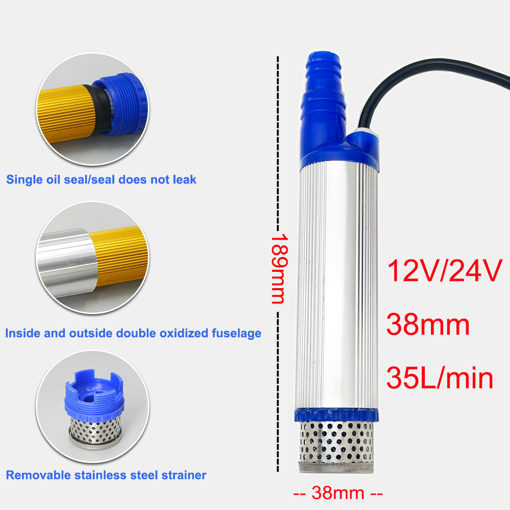 سيارة كهربائية مضخة 38 مللي مت - مراجعة Water Pump Submersible Mini وسعره