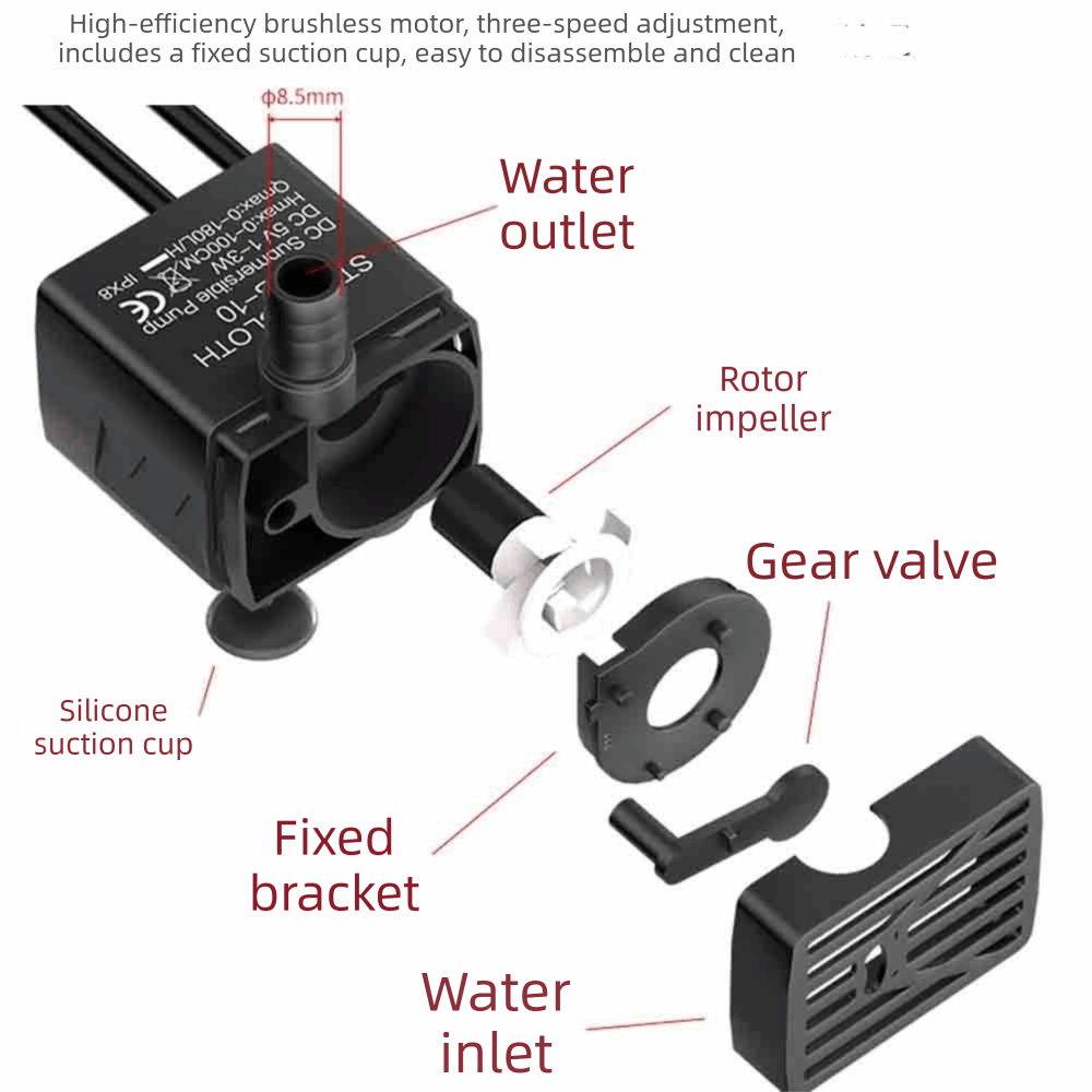 جهاز تكوين الضباب 2 في 1 مع أض - مراجعة Water Pump Submersible Mini وسعره